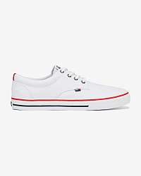 Tommy Hilfiger biele pánske tenisky Textile Sneaker