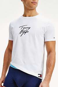 Tommy Hilfiger biele pánske tričko CN SS Tee Logo