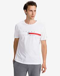 Tommy Hilfiger biele pánske tričko Global Stripe