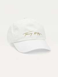 Tommy Hilfiger biele šiltovka Signature Cap Ivory
