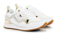 Tommy Hilfiger biele tenisky Feminine Active City Sneaker White/Light Gold