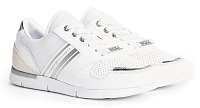 Tommy Hilfiger biele tenisky Metallic Lightwight Sneaker White/Silver