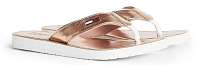 Tommy Hilfiger bronzové žabky Metallic Beach Sandal
