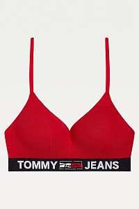 Tommy Hilfiger červená podprsenka Bralette Lift s gumou