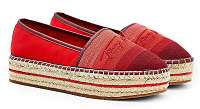 Tommy Hilfiger červené espadrilky Gradient Espadrille