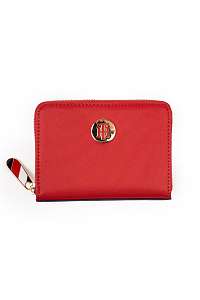 Tommy Hilfiger červené malá peňaženka Poppy Med Za Corp Arizona Red