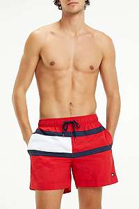 Tommy Hilfiger červené pánske plavky Medium Drawsting