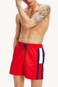 Tommy Hilfiger červené pánske plavky Short Drawstring