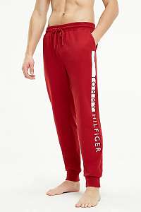 Tommy Hilfiger červené pánske tepláky Track Pant s logom - XL