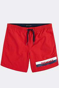Tommy Hilfiger chlapčenské červené plavky Medium Drawstring