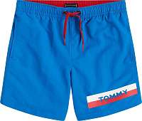 Tommy Hilfiger chlapčenské modré plavky Medium Drawstring Intense Blue