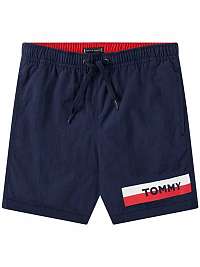 Tommy Hilfiger chlapčenské tmavomodré plavky Medium Drawstring