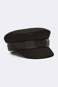 Tommy Hilfiger čierna čiapka Baker Boy Hat