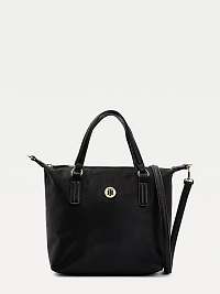 Tommy Hilfiger čierna kabelka Poppy Small Tote Black
