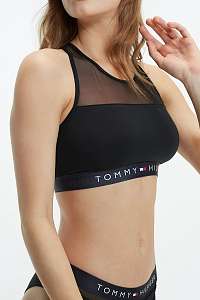 Tommy Hilfiger čierna športová podprsenka Bralette - XL