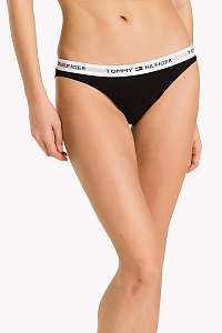 Tommy Hilfiger čierne nohavičky Bikini Iconic - XS