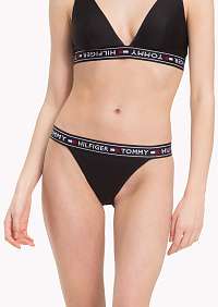 Tommy Hilfiger čierne nohavičky Bikini  - L