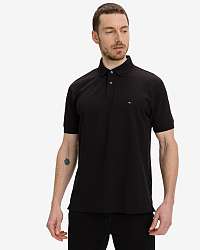 Tommy Hilfiger čierne pánske polo tričko Core 1985