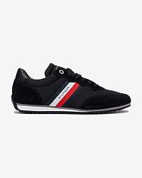Tommy Hilfiger čierne pánske tenisky Essential Mesh