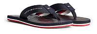 Tommy Hilfiger čierne pánske žabky Massage Footbed TH Beach Sandal