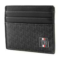Tommy Hilfiger čierne pánsky dokladovník TH Plaque Mono CC Holder