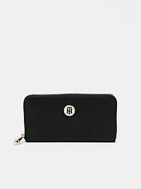 Tommy Hilfiger čierne peňaženka Poppy Large Za Black