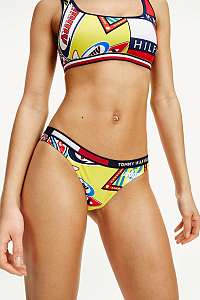 Tommy Hilfiger dvojfarebný spodný diel plaviek Bold Yellow