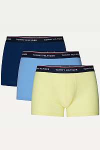 Tommy Hilfiger farebné 3 pack boxeriek Conflower Blue/Majolica Blue/Elfin Yellow