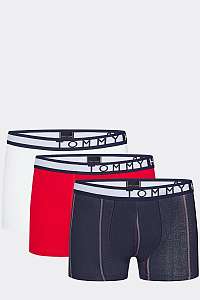 Tommy Hilfiger farebné 3 pack pánske boxeriek 3P Trunk Stripe - XXL
