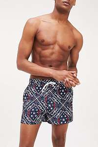 Tommy Hilfiger farebné pánske plavky Short Drawstring - XXL