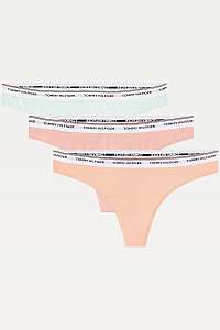 Tommy Hilfiger farebný 3 pack táng 3 Pack Thong Print