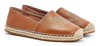 Tommy Hilfiger karamelové kožené espadrilky Feminine Leather Espadrille