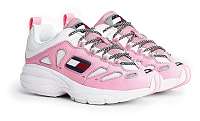 Tommy Hilfiger kožené farebné tenisky Heritage Retro WMNS Bubble Pink
