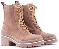 Tommy Hilfiger kožené topánky Sporty Chunky Lace Up Bootie
