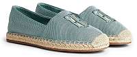 Tommy Hilfiger mentolové espadrilky Monogram Nautical Espadrilles