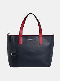 Tommy Hilfiger modrá kabelka s červenými detailmi