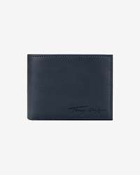 Tommy Hilfiger modrá pánska kožená peňaženka Signature