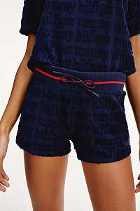 Tommy Hilfiger modré domáce kraťasy Track Short Navy Blazer
