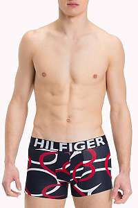 Tommy Hilfiger modré pánske boxerky Trunk Macro Pop - XL