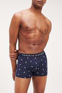 Tommy Hilfiger modré pánske boxerky Trunk Paisley