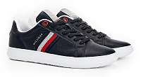 Tommy Hilfiger modré pánske tenisky Essential Leather Cupsole