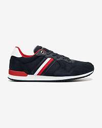 Tommy Hilfiger modré pánske tenisky Iconic Material Mix Runner