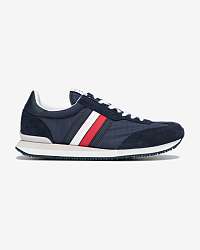 Tommy Hilfiger modré pánske tenisky Low Mix Runner Stripes