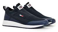 Tommy Hilfiger modré pánske tenisky Tommy Jeans Flexi Sock Runner