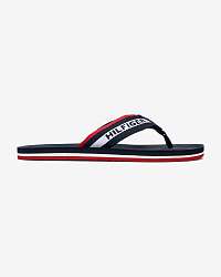 Tommy Hilfiger modré pánske žabky Sporty Comfort Beach