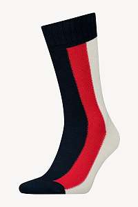 Tommy Hilfiger modré ponožky TH Men Iconic Global Sock 1P s logom --46