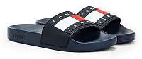 Tommy Hilfiger modré šľapky Tommy Jeans Flag Pool Slide