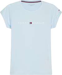 Tommy Hilfiger modré tričko RN Tee SS Logo s logom
