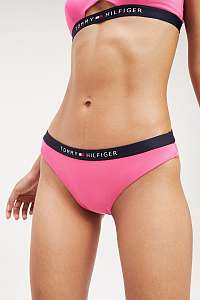 Tommy Hilfiger ružový spodný diel plaviek Classic Bikini - XL
