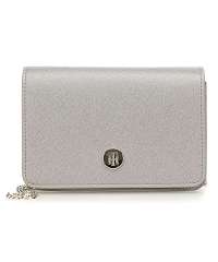 Tommy Hilfiger sivá kabelka Honey Crossover Metallic Grey Metallic